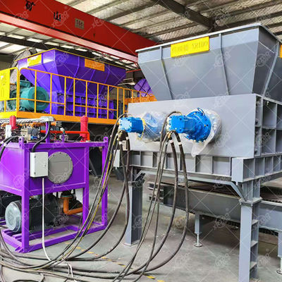 Bom preço Triturador de reciclagem de metal com preço de fábrica, triturador de sucata de pneus, resíduos abrangentes de pneus de carro on-line
