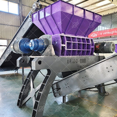 Triturador de Vidro Plano para Resíduos de Vidro Triturador de Resíduos Máquina Trituradora de Resíduos Sólidos Triturador de Resíduos Industriais Planta de Disposição de Resíduos Sólidos