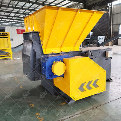 Single Shaft Plastic Shredder Machine for PVC PET ABS Recycling