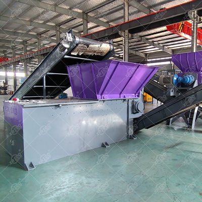 Bom preço High Tire Shredder Capacity Single Shaft Tire Lumps Shredder Car Film Waste Tire Shredder Rubber Recycling Machine on-line