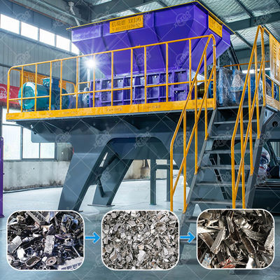 Bom preço Reciclagem de sucata de ferro sucata de metal de alumínio de borda de folha triturador de resíduos de alumínio planta de reciclagem resíduos de alumínio triturador on-line