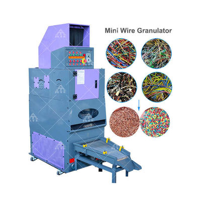 Guter Preis Kupfergranulatscheider für Schrottkabeldraht Kupfer-Mini-Kabelgranulator Online