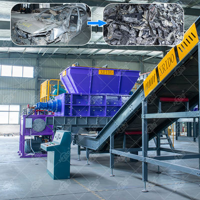 Bom preço Máquina de trituração de carroçaria ISO Ferramenta de trituração de ferro de sucata industrial Ferramenta de reciclagem de sucata de ferro on-line
