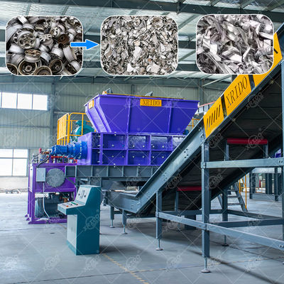 Bom preço Triturador de sucata de alumínio Resíduos de planta de reciclagem de alumínio Resíduos de borda de alumínio Legiões de alumínio Triturador on-line