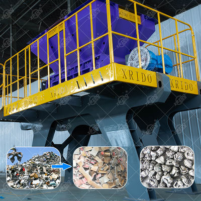Bon prix Pre-crusher de métaux mixtes pour usine de recyclage des métaux ferrailleuse de métaux déchiqueteuse de déchets déchiqueteuse d'acier en ligne