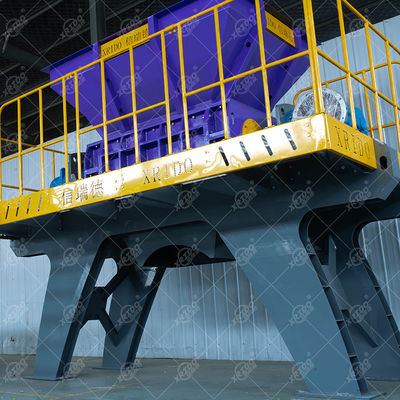 Good price 2-3 Ton Rubber Tire Shredder Machine for Recycling Waste Tires online