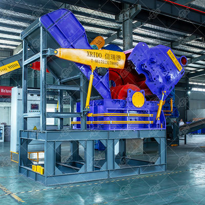 Bon prix Déchets métalliques mixtes pré-crusseur de métaux recyclage de concasseur machine concasseur d'acier en ligne