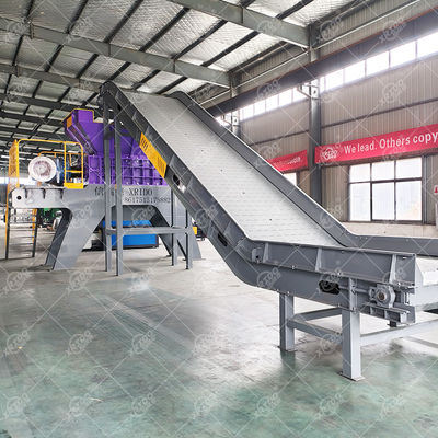 Garbage Pre Crusher Machine Solid Waste Recycling Crushing Machine Metal Crushing Double Shaft Shredder