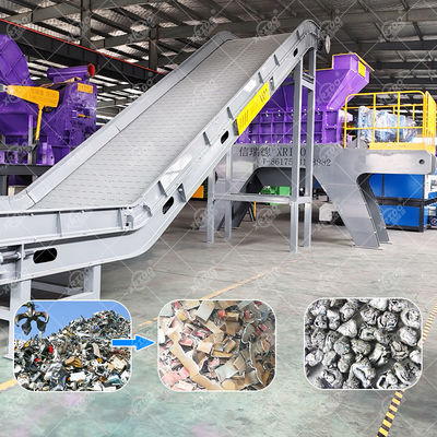 Scrap Metal Briquettes Shredder Scrap Metal Processing Plant Scrap Metal Recycling Shredder