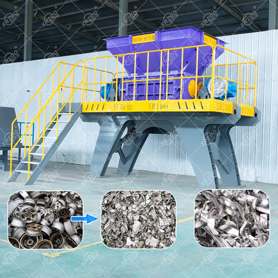 Good price Xrido Aluminum Shredder Machine for Metal Recycling 1-10cm Output online