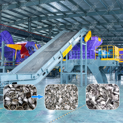 Guter Preis Xrido Aluminum Can Shredder for Metal Recycling 1-10cm Output Online