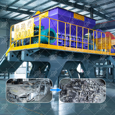Good price Xrido Car Shell Shredder for Metal Recycling High Efficiency online
