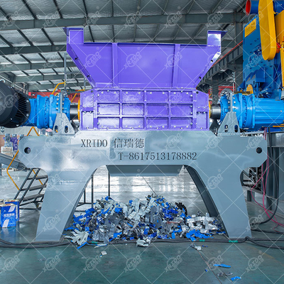 Good price Xrido Automatic Waste Shredder Machine for Metal Plastic Recycling online