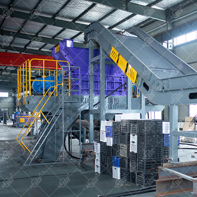 Pyrolysis Wire Cleaning Machine Pyrolysis Wire Shredder Tire Steel Wire Crusher Waste Steel Pre Crusher
