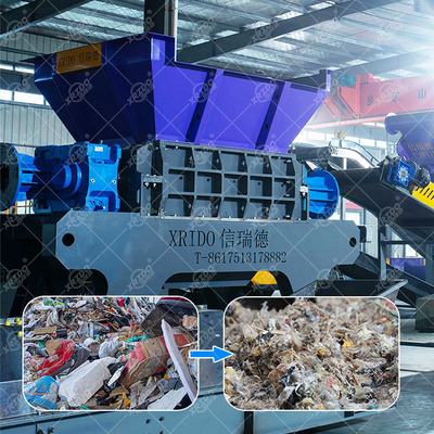 Guter Preis Xrido SRF-Schredder für das Recycling von Industrieabfällen aus Textilien und Leder Online