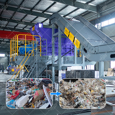 Good price Xrido Double Shaft Waste Shredder for Metal Recycling 1-10cm Output online