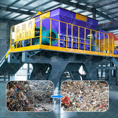İyi bir fiyat. Xrido 75KW Atık Plastik Kırıcı 300-22000Kg/H Geri Dönüştürme Makinesi çevrimiçi