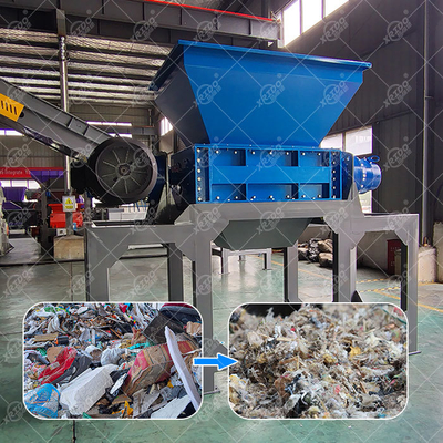 Good price Xrido Double Shaft Waste Shredder Machine for Metal Plastic Recycling online