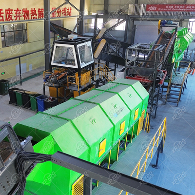 Good price 50T/D Automatic Waste Sorting System with Drum Screen online