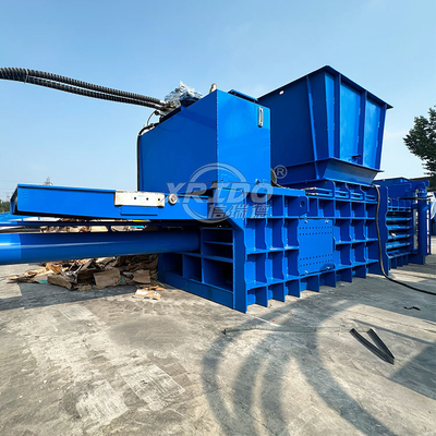Good price 80T-150T Hydraulic Cardboard Baler Automatic Waste Baling Machine online