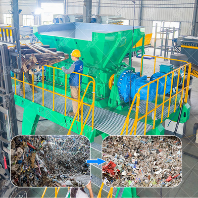 Municipal Solid Waste Shredder For Msw Recycling