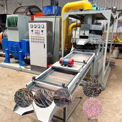 سعر جيد PLC Controlled Copper Wire Granulator with 99% Dust Collection and 0.3 mm-35 mm Wire Diameter for Efficient Recycling الانترنت