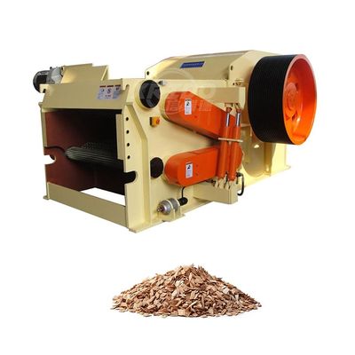 Harga yang bagus Kapasitas Tinggi Drum Chipper Chipper Kayu dengan 220V / 380V Tegangan 132 kW Daya dan 3T / jam untuk 8T / jam Kapasitas on line