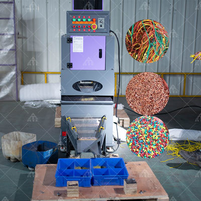 Guter Preis Hohe Wirtschaftlichkeit 30-150 kg/h 15 kW Mini Kupfergranulator für das Recycling von Kupferdraht Online