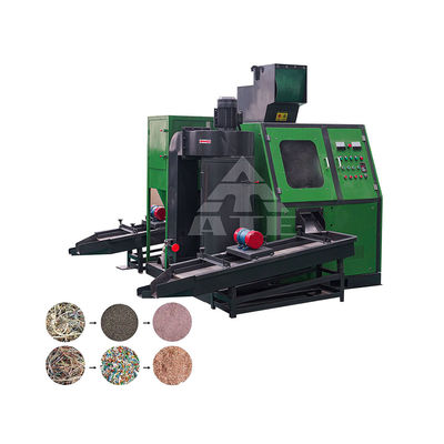 Harga yang bagus Granulator kawat tembaga otomatis dengan kapasitas 400 kg/jam 99% Efisiensi pengumpulan debu untuk daur ulang kawat 0,3 mm-35 mm on line