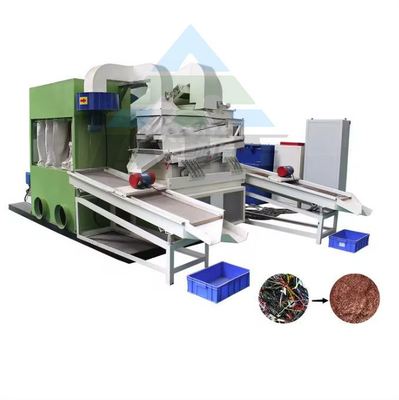 Good price Automatic PLC Controlled Copper Wire Granulator with 55 kW Power and High-precision Airflow Sorting online