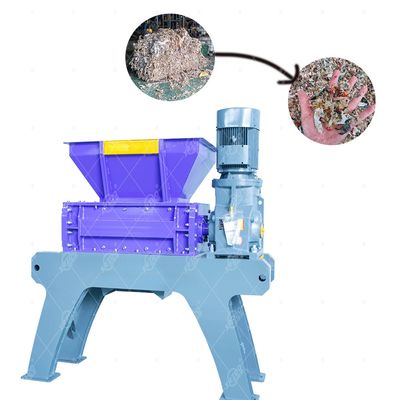 좋은 가격 자동 듀얼 샤프트 카드보드 쉐리더 300-22000 kg/시간 용량 및 1 년 보증 온라인으로