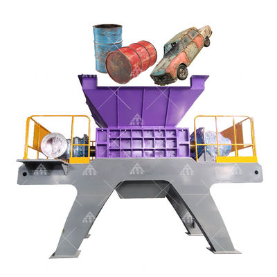 Bon prix Déchiqueteuse de métaux industriels lourdes avec des lames personnalisables à sortie compacte pour le traitement de plusieurs matériaux en ligne
