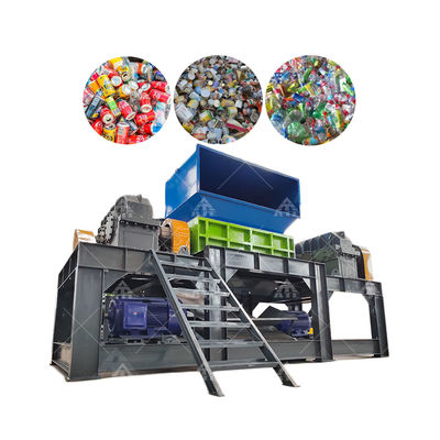 Buen precio Trituradora de doble eje personalizable para múltiples tipos de plástico con tamaño de entrada de 200-2200 mm en línea