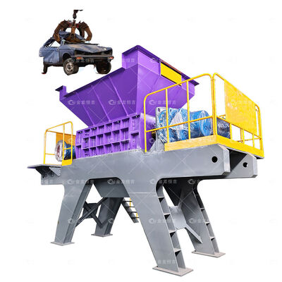 Goede prijs Heavy Duty Dual Shaft Metal Shredder for Car Shell Body and Mixed Steel Scrap with Output Sizes ≥5mm online