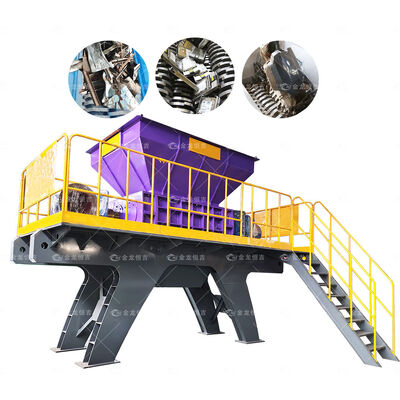 Buon prezzo 90 kW Power 20100 kg Weight Metal Shredder with 9CrSi/D2/SKD-11 Blades for Scrap Metal Recycling in linea