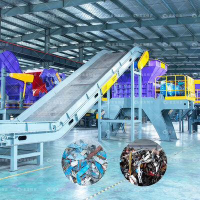 Bom preço Industrial Scrap Engine Metal Car Shell Scrap Iron Steel Shredder Machine Double Shaft Shredder on-line
