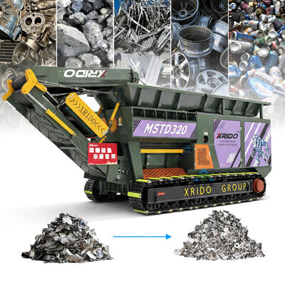 Good price High Productivity Long Service Life Easy To Operate Tracked Mobile Shredder for Scrap Metal Processing online