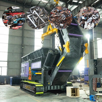 Buon prezzo Macchina trituratore mobile cingolato ad alta produttività, lunga durata, facile da usare per la lavorazione di rottami metallici in linea