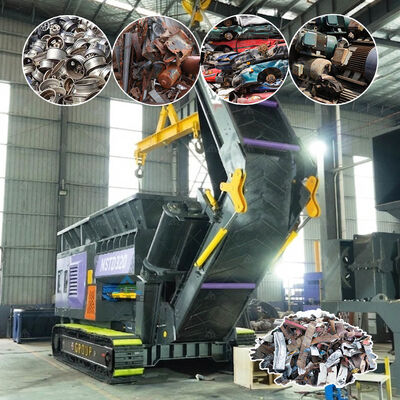 Goede prijs High Productivity Tracked Mobile Shredder met lange levensduur en gemakkelijke bediening online