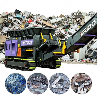 Goede prijs High Productivity Crawler Mobile Shredder Machine met lange levensduur en eenvoudige bediening voor efficiënte afvalverwerking online