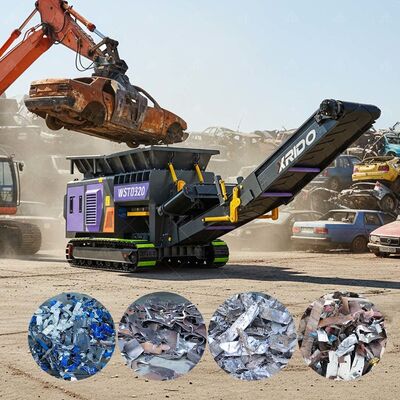 Good price 40 Tons Per Hour Stainless Steel Construction CE ISO TUV Certified Crawler Mobile Shredder online