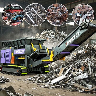 Good price High Productivity Crawler Mobile Shredder with Long Service Life and Easy Operation for Metal Scrap Processing online