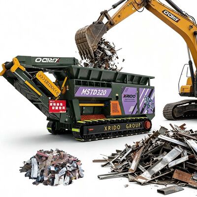 Guter Preis 15-20tph Edelstahlbau CE ISO TUV zertifizierte Crawler mobile Schredder für die Metallschrottverarbeitung Online