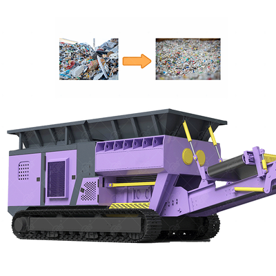 Good price High Efficiency Low Energy Consumption Multifunctional Tracked Mobile Shredder for Quiet Operation Waste Processing online