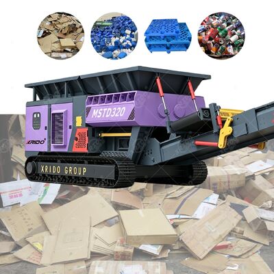 Good price 55 Kw Power Tracked Mobile Shredder with High Efficiency Low Energy Consumption and Multifunctional Capabilities online