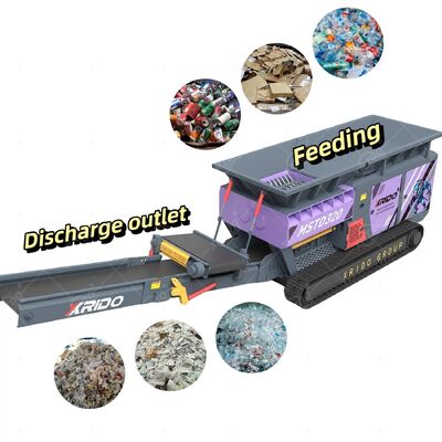 Good price 55 kW Power Double Shaft Multifunctional Tracked Mobile Shredder for Waste and RDF online